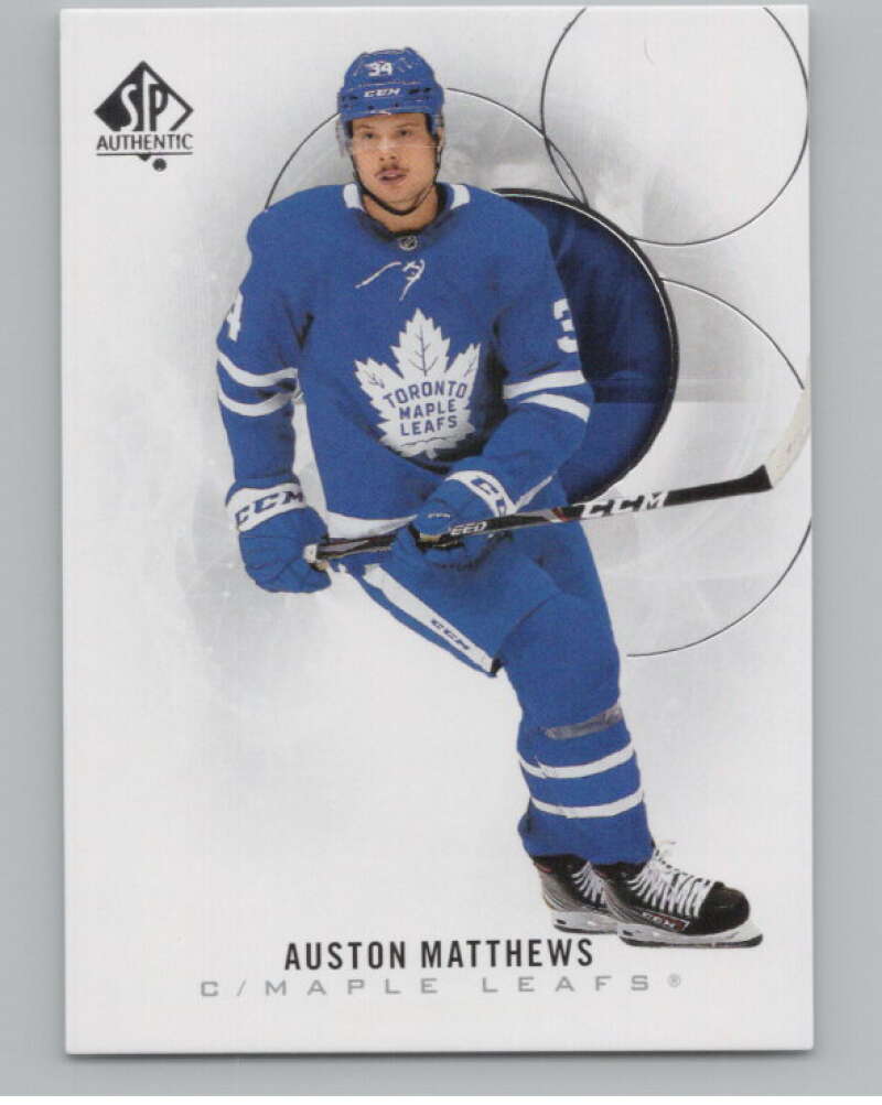 2020-21 SP Authentic #58 Auston Matthews  Toronto Maple Leafs  V100687 Image 1