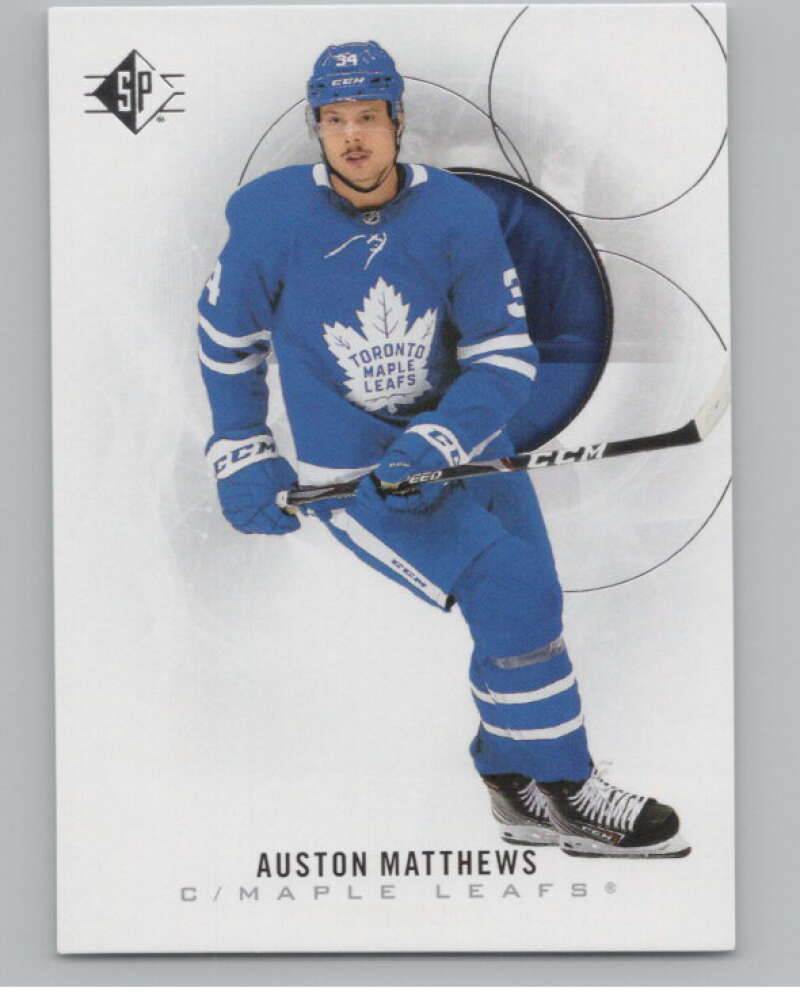 2020-21 SP #58 Auston Matthews  Toronto Maple Leafs  V100688 Image 1