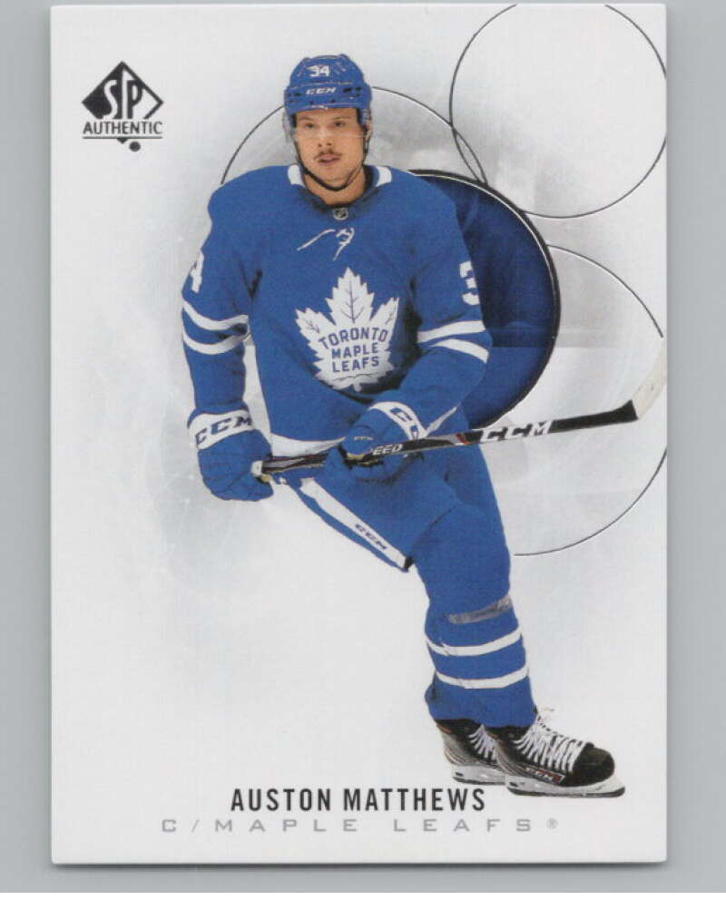 2020-21 SP Authentic #58 Auston Matthews  Toronto Maple Leafs  V100689 Image 1