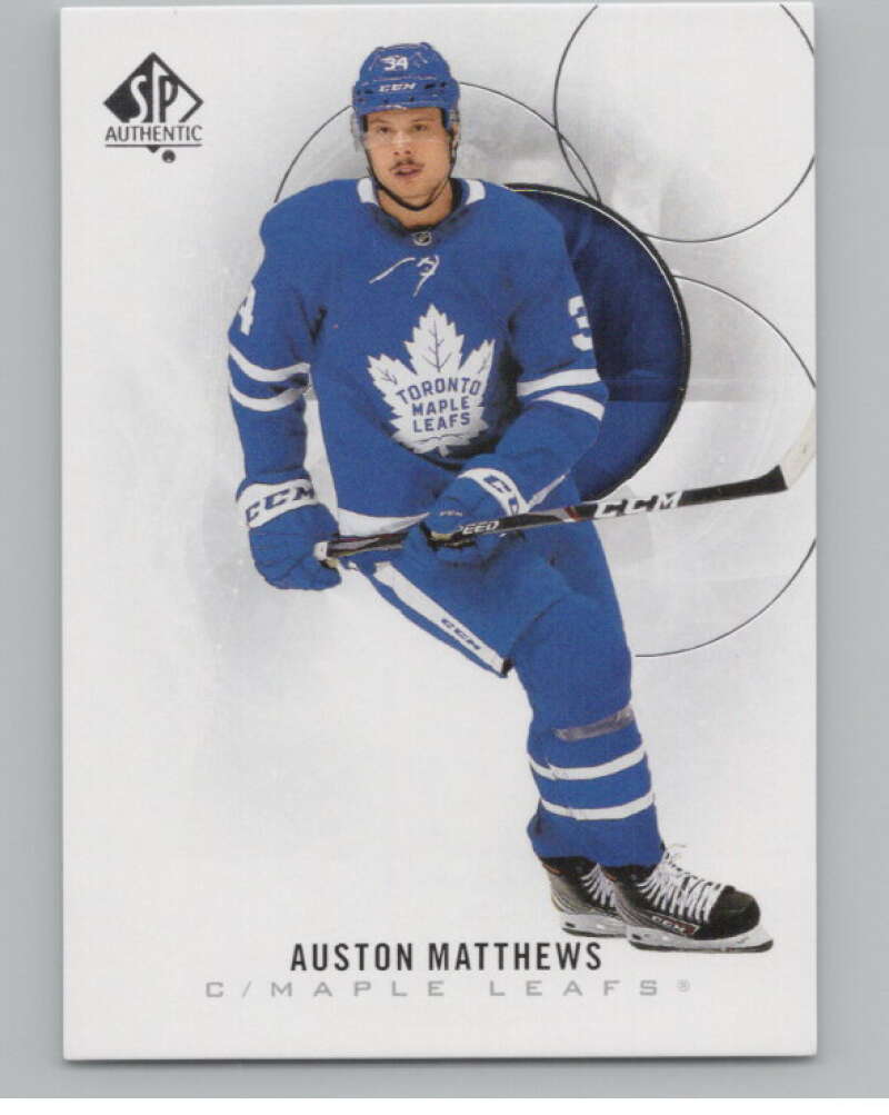 2020-21 SP Authentic #58 Auston Matthews  Toronto Maple Leafs  V100690 Image 1