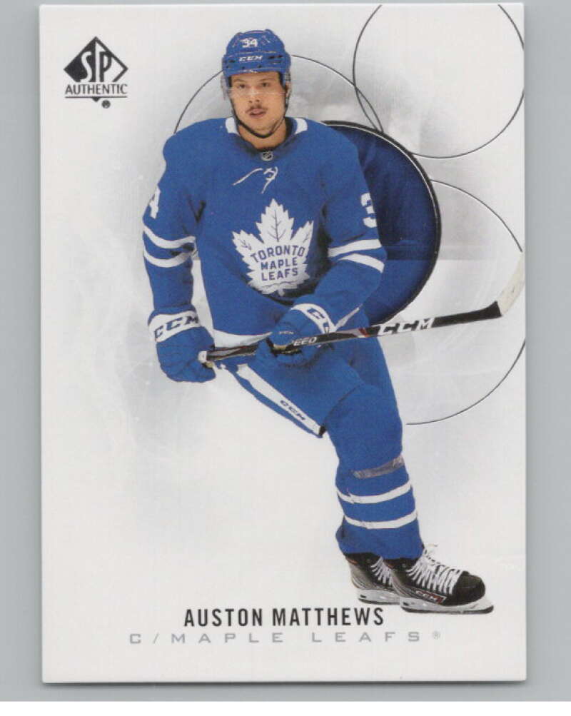 2020-21 SP Authentic #58 Auston Matthews  Toronto Maple Leafs  V100695 Image 1