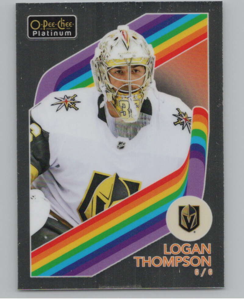 2023-24 O-Pee-Chee Platinum Retro Rainbow #R-12 Logan Thompson  V100848 Image 1
