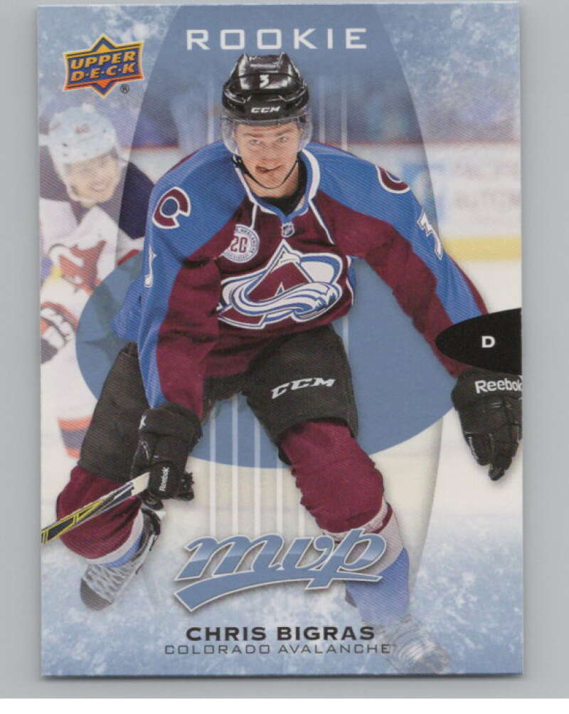 2016-17 Upper Deck MVP #291 Chris Bigras  Colorado Avalanche  V100865 Image 1