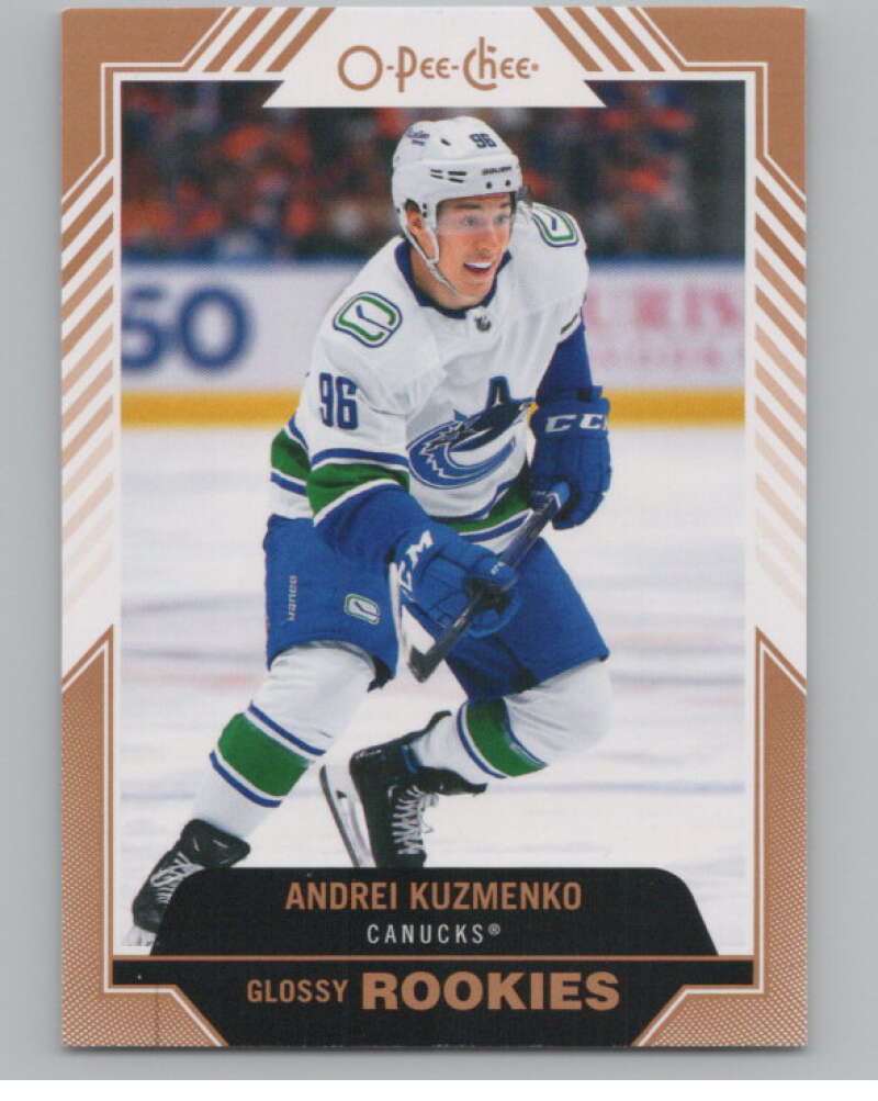 2022-23 Upper Deck O-Pee-Chee Glossy Rookies Copper Andrei Kuzmenko  V100871 Image 1