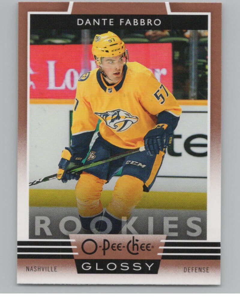 2019-20 Upper Deck OPC Glossy Rookies Copper #R-3 Dante Fabbro  V100875 Image 1
