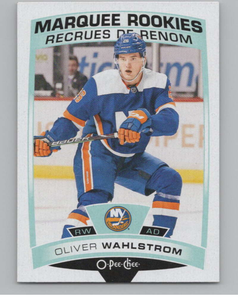 2019-20 O-Pee-Chee #615 Oliver Wahlstrom  RC Rookie New York Islanders  V100890 Image 1