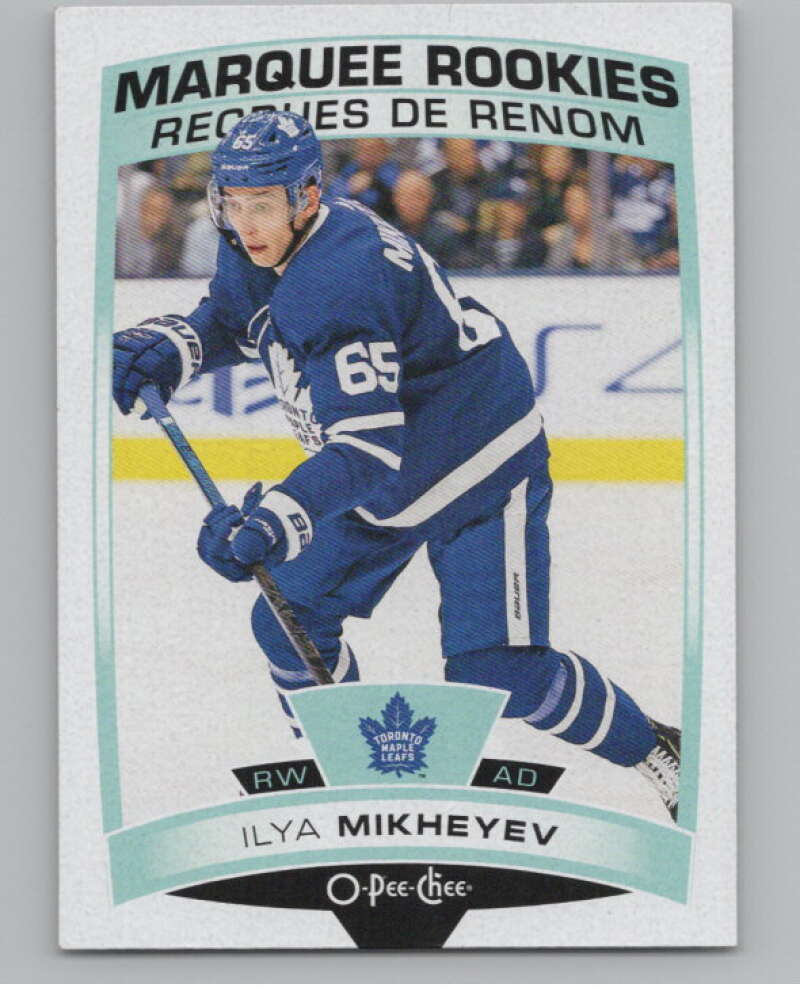 2019-20 O-Pee-Chee #618 Ilya Mikheyev  RC Rookie Toronto Maple Leafs  V100892 Image 1