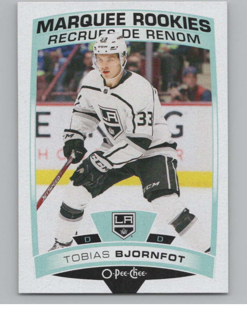 2019-20 O-Pee-Chee #621 Tobias Bjornfot  RC Rookie Los Angeles Kings  V100895 Image 1