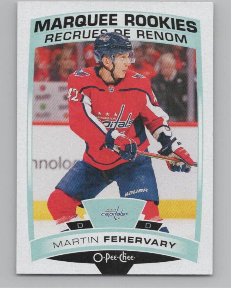 2019-20 O-Pee-Chee #623 Martin Fehervary  RC Rookie Washington Capitals  V100897 Image 1