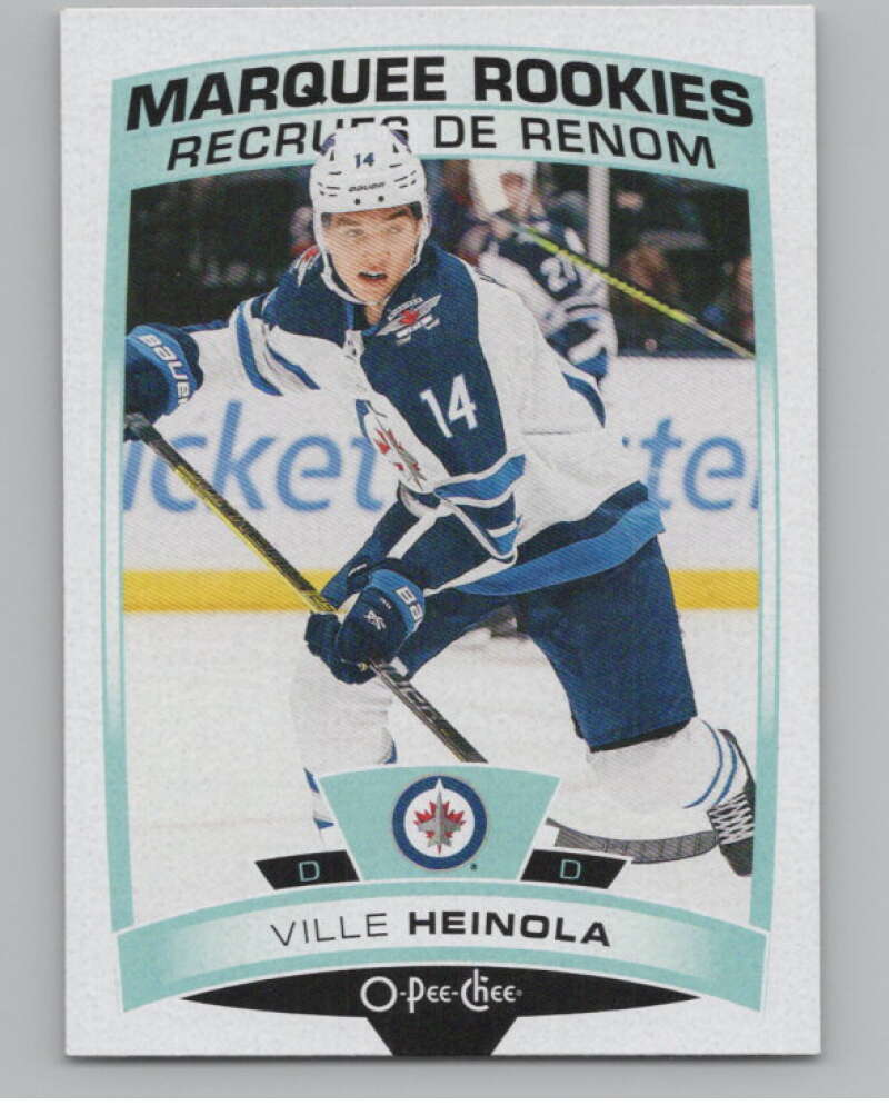2019-20 O-Pee-Chee #625 Ville Heinola  RC Rookie Winnipeg Jets  V100899 Image 1
