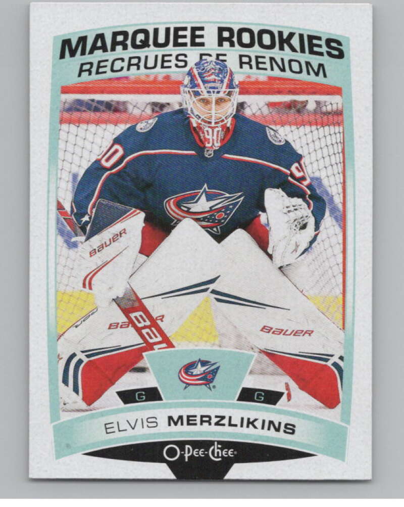 2019-20 O-Pee-Chee #626 Elvis Merzlikins  RC Rookie Jackets  V100900 Image 1
