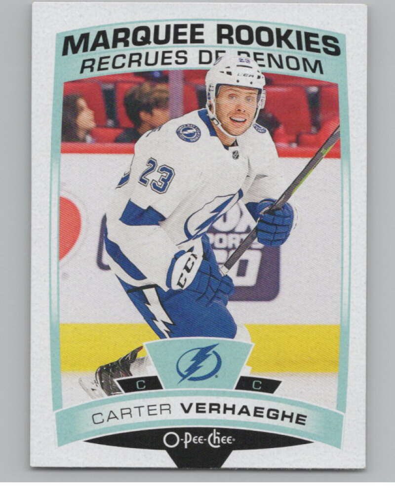 2019-20 O-Pee-Chee #632 Carter Verhaeghe  RC Rookie Tampa Bay Lightning  V100906 Image 1