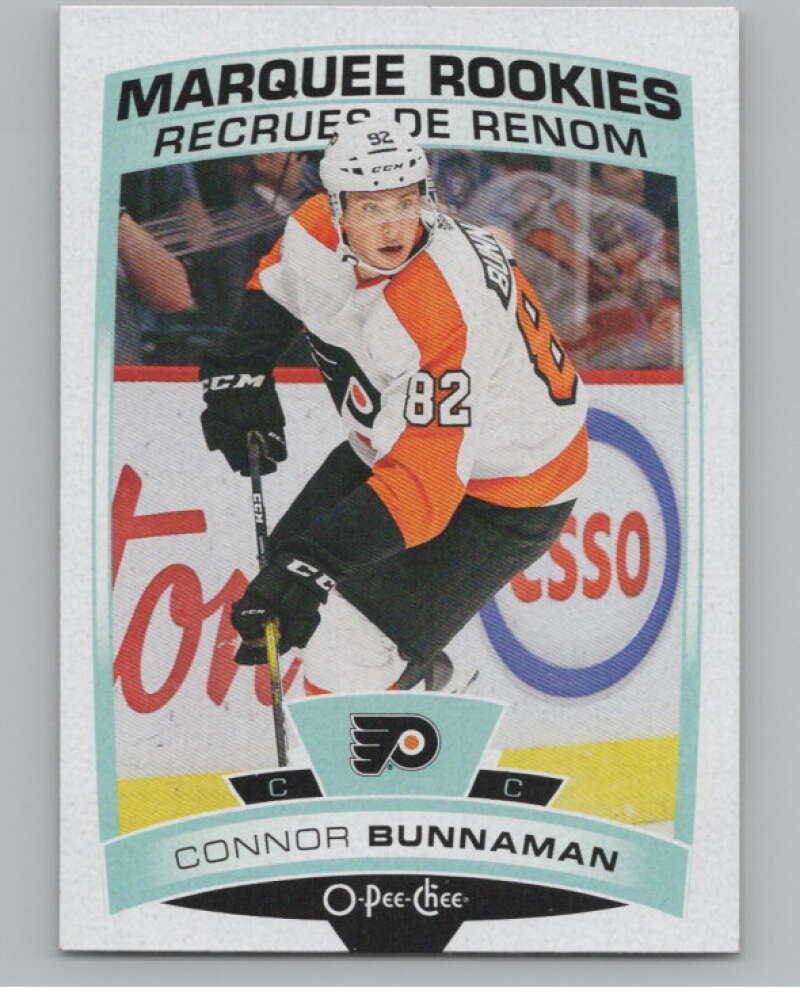 2019-20 O-Pee-Chee #646 Connor Bunnaman  RC Rookie Philadelphia Flyers  V100920 Image 1