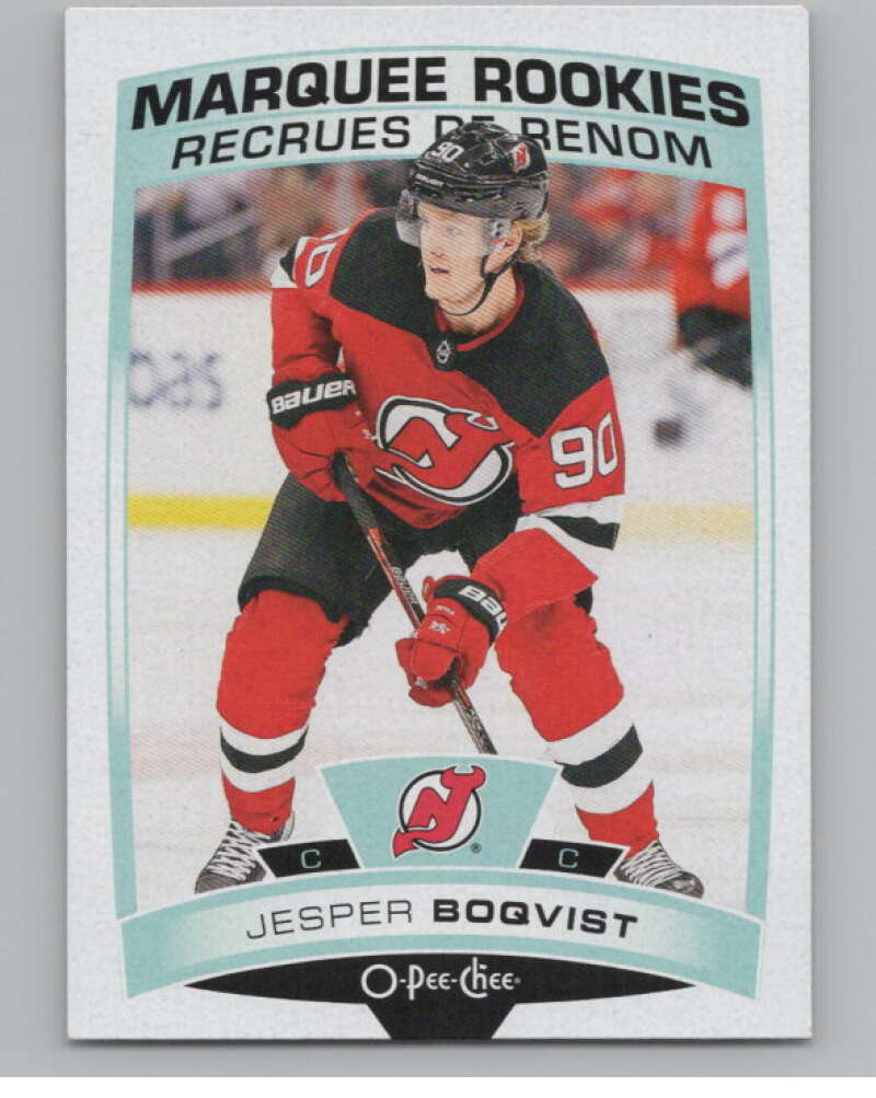 2019-20 O-Pee-Chee #649 Jesper Boqvist  RC Rookie New Jersey Devils  V100922 Image 1