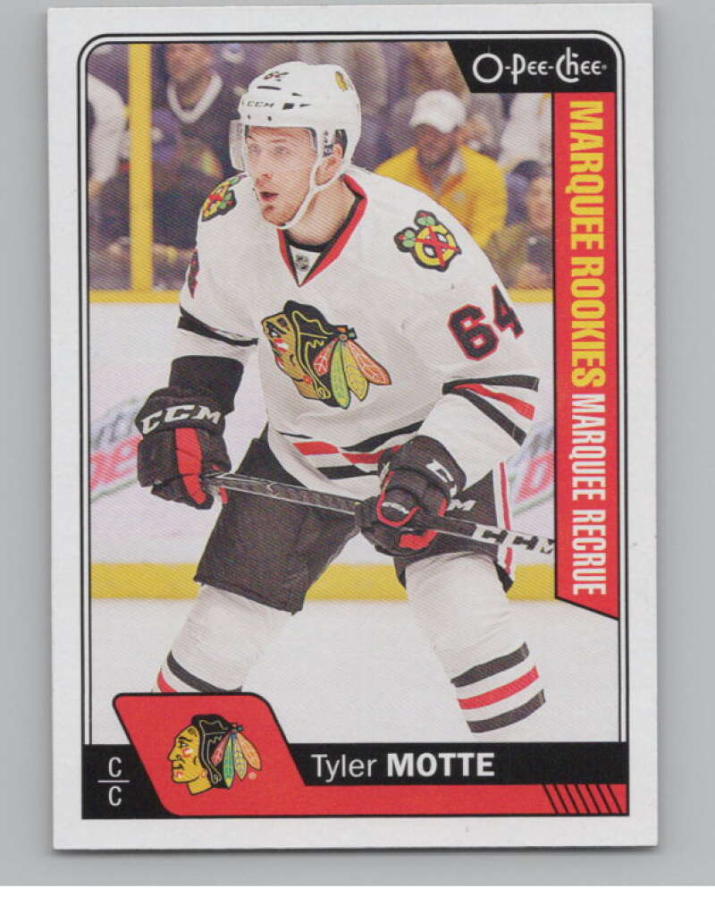 2016-17 O-Pee-Chee #671B Tyler Motte  RC Rookie Chicago Blackhawks  V100925 Image 1