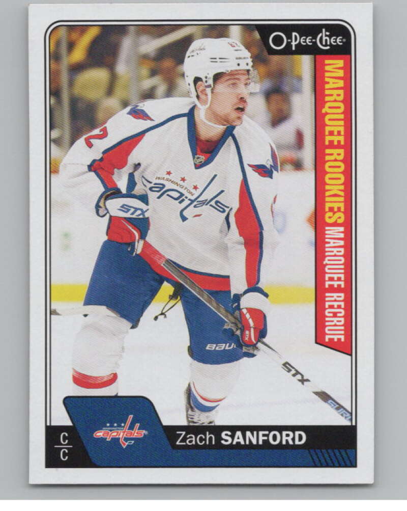 2016-17 O-Pee-Chee #673B Zach Sanford  RC Rookie Washington Capitals  V100926 Image 1