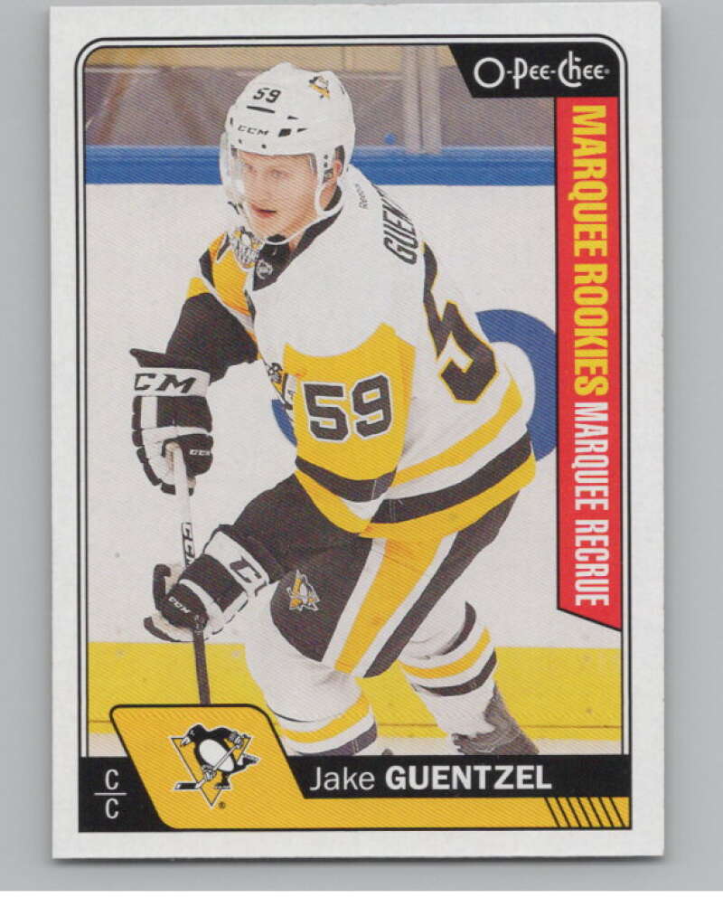 2016-17 O-Pee-Chee #675B Jake Guentzel  RC Rookie Pittsburgh Penguins  V100928 Image 1