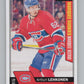 2016-17 O-Pee-Chee #677B Artturi Lehkonen  RC Rookie Montreal Canadiens  V100930 Image 1