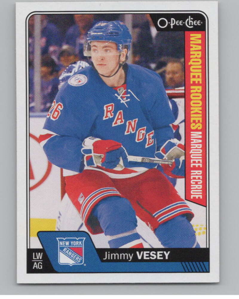2016-17 O-Pee-Chee #684 Jimmy Vesey  RC Rookie New York Rangers  V100936 Image 1