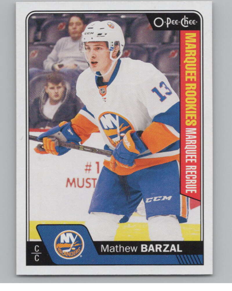 2016-17 O-Pee-Chee #689 Mathew Barzal  RC Rookie New York Islanders  V100940 Image 1