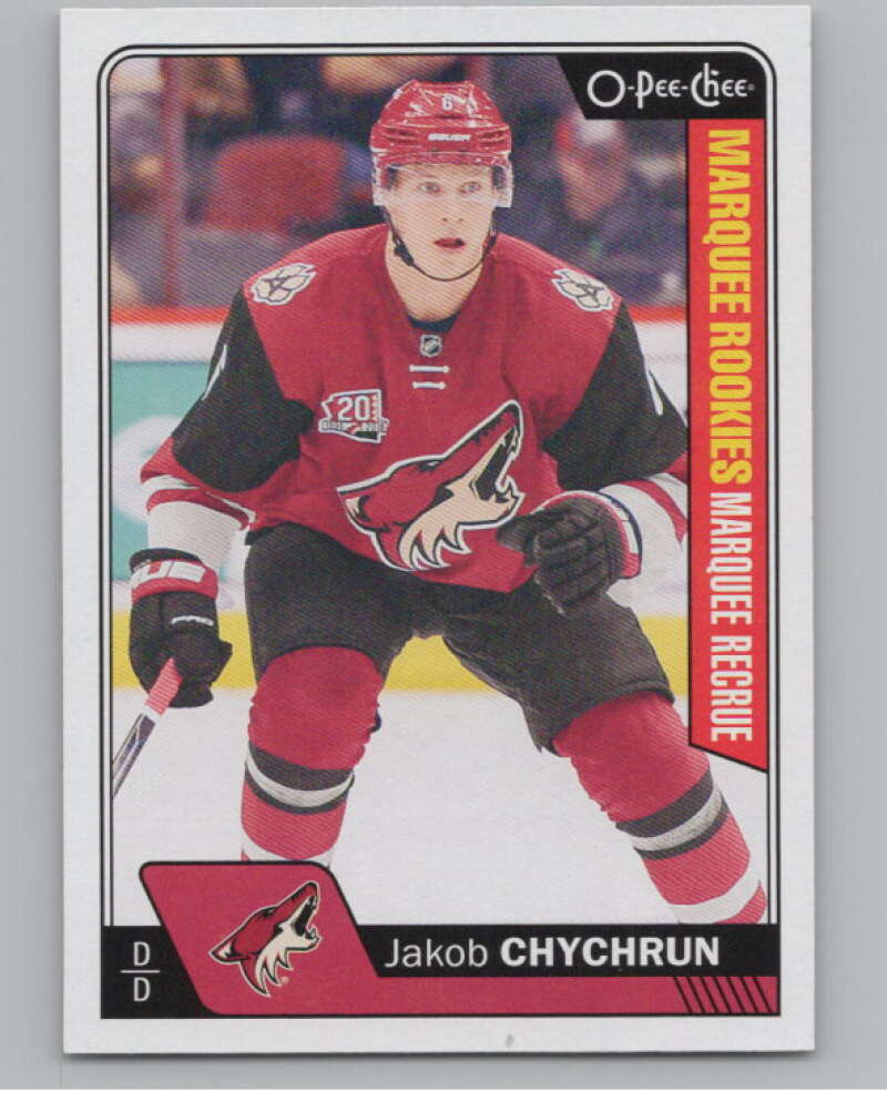 2016-17 O-Pee-Chee #691 Jakob Chychrun  RC Rookie Arizona Coyotes  V100943 Image 1