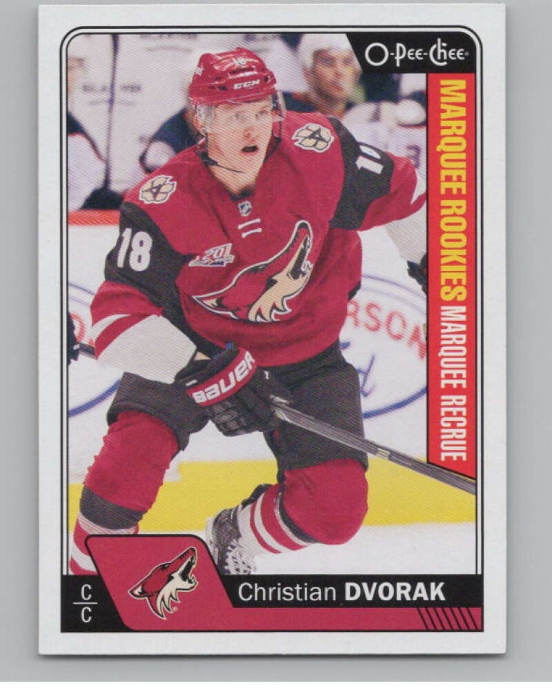 2016-17 O-Pee-Chee #696 Christian Dvorak  RC Rookie Arizona Coyotes  V100947 Image 1