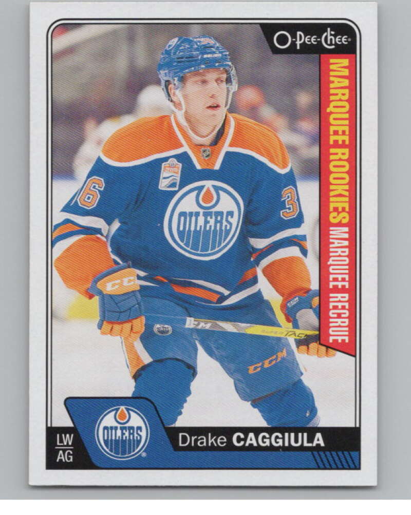 2016-17 O-Pee-Chee #706 Drake Caggiula  RC Rookie Edmonton Oilers  V100957 Image 1