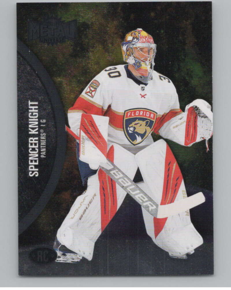 2021-22 Skybox Metal Universe #160 Spencer Knight  RC Rookie Panthers  V100968 Image 1