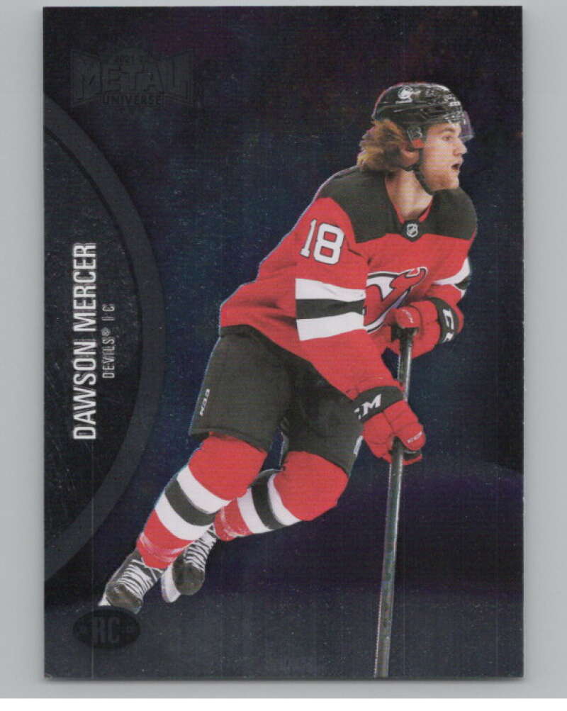 2021-22 Skybox Metal Universe #188 Dawson Mercer  RC Rookie Devils  V100970 Image 1