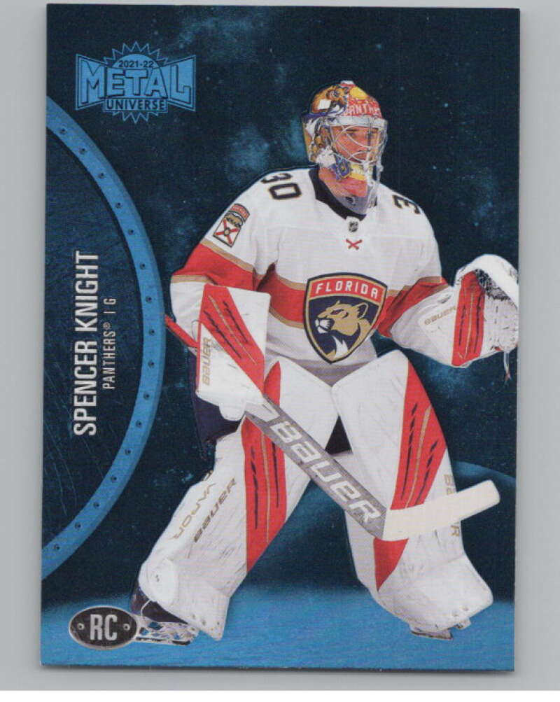 2021-22 Skybox Metal Universe #160 Spencer Knight RC Rookie Panthers  V100971 Image 1