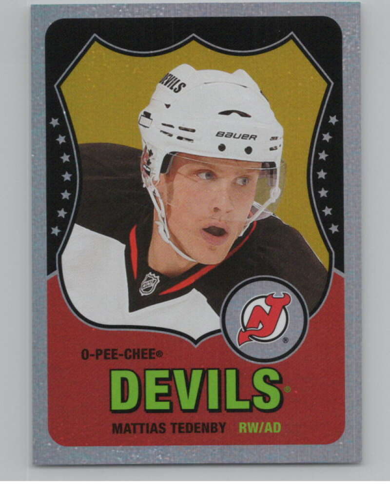 2010-11 Upper Deck O-Pee-Chee Retro Rainbow #614 Mattias Tedenby   V100975 Image 1