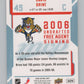 2008-09 Upper Deck MVP #341 David Brine  RC Rookie Florida Panthers  V100983 Image 2