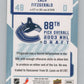 2008-09 Upper Deck MVP #392 Zach Fitzgerald  RC Rookie Vancouver Canucks  V100987 Image 2