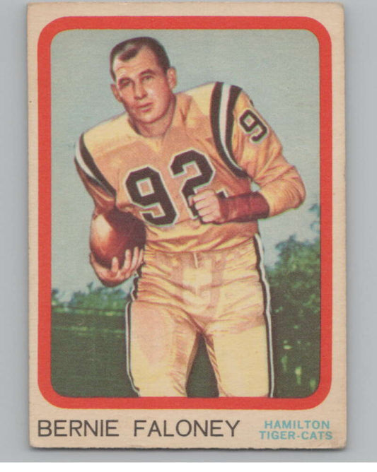 1964 Topps CFL #30 Bernie Faloney Tiger Cats  100988 Image 1