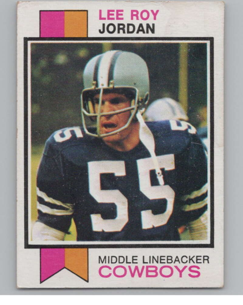 1973 Topps #159 Lee Roy Jordan  Dallas Cowboys  100991 Image 1