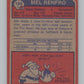 1973 Topps #185 Mel Renfro  Dallas Cowboys  100992 Image 2