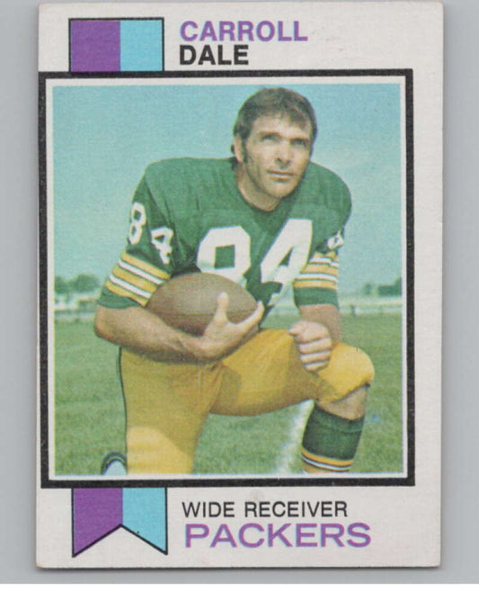 1973 Topps #399 Carroll Dale  Green Bay Packers  100995 Image 1