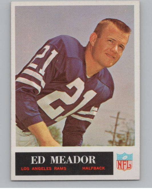 1965 Philadelphia #92 Ed Meador  Los Angeles Rams  101003 Image 1