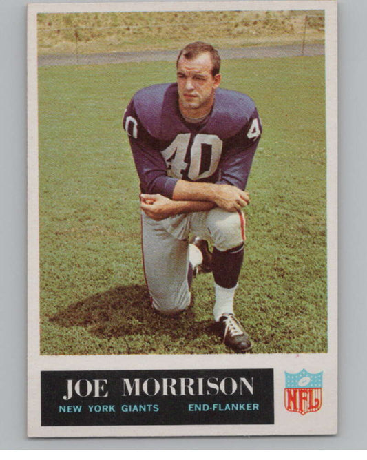 1965 Philadelphia #120 Joe Morrison RC Rookie Giants  101008 Image 1