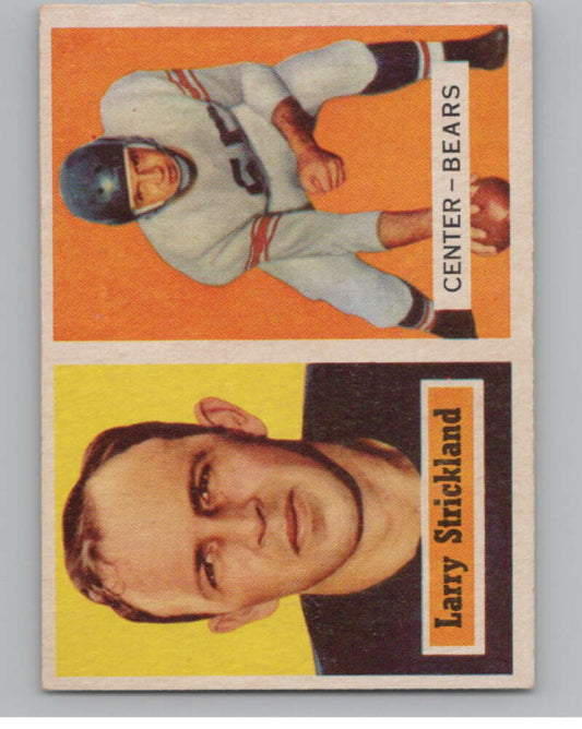 1957 Topps #105 Larry Strickland  RC Rookie Chicago Bears  101024 Image 1