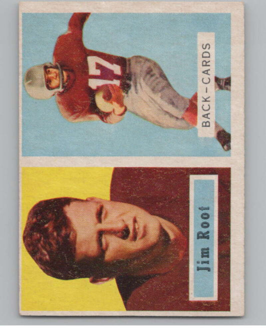 1957 Topps #112 James Root  RC Rookie Chicago Cardinals  101025 Image 1