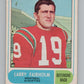 1968 O-Pee-Chee CFL #11 Larry Fairholm  Montreal Alouettes  101034 Image 1