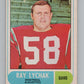 1968 O-Pee-Chee CFL #13 Ray Lychak  Montreal Alouettes  101035 Image 1