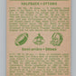 1968 O-Pee-Chee CFL #21 Gene Gaines  Ottawa Rough Riders  101039 Image 2