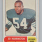 1968 O-Pee-Chee CFL #34 Ed Harrington  Toronto Argonauts  101048 Image 1
