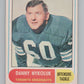 1968 O-Pee-Chee CFL #41 Danny Nykoluk  Toronto Argonauts  101053 Image 1