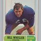 1968 O-Pee-Chee CFL #62 Bill Whisler  Winnipeg Blue Bombers  101057 Image 1