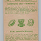 1968 O-Pee-Chee CFL #62 Bill Whisler  Winnipeg Blue Bombers  101057 Image 2