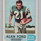 1968 O-Pee-Chee CFL #88 Alan Ford  Saskatchewan Roughriders  101060 Image 1