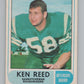 1968 O-Pee-Chee CFL #93 Ken Reed  Saskatchewan Roughriders  101063 Image 1